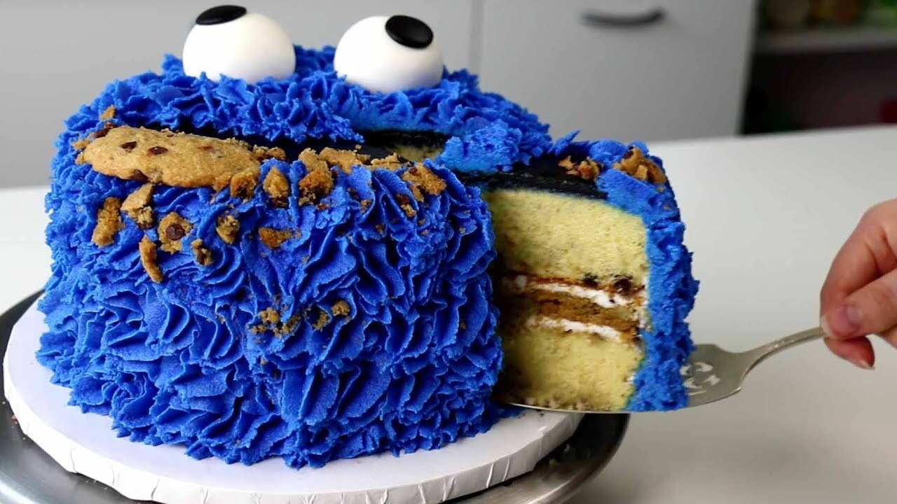 beginners-cookie-monster-cake-recipe