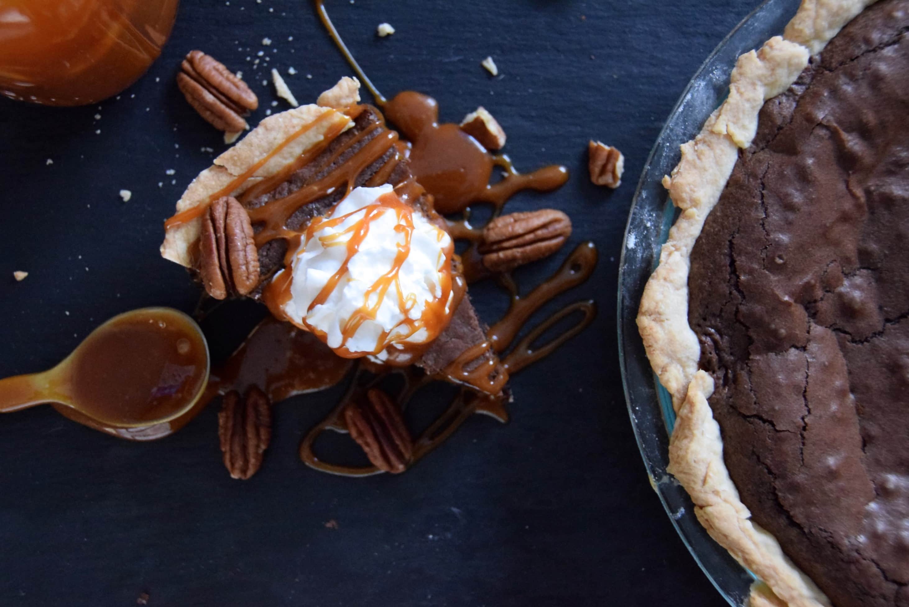 caramel-brownie-pie-recipe