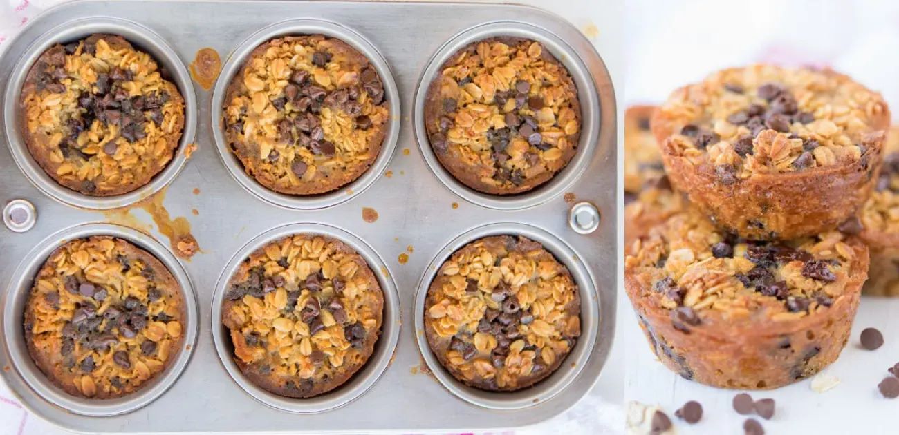 chocolate-chip-baked-oatmeal-cups-recipe