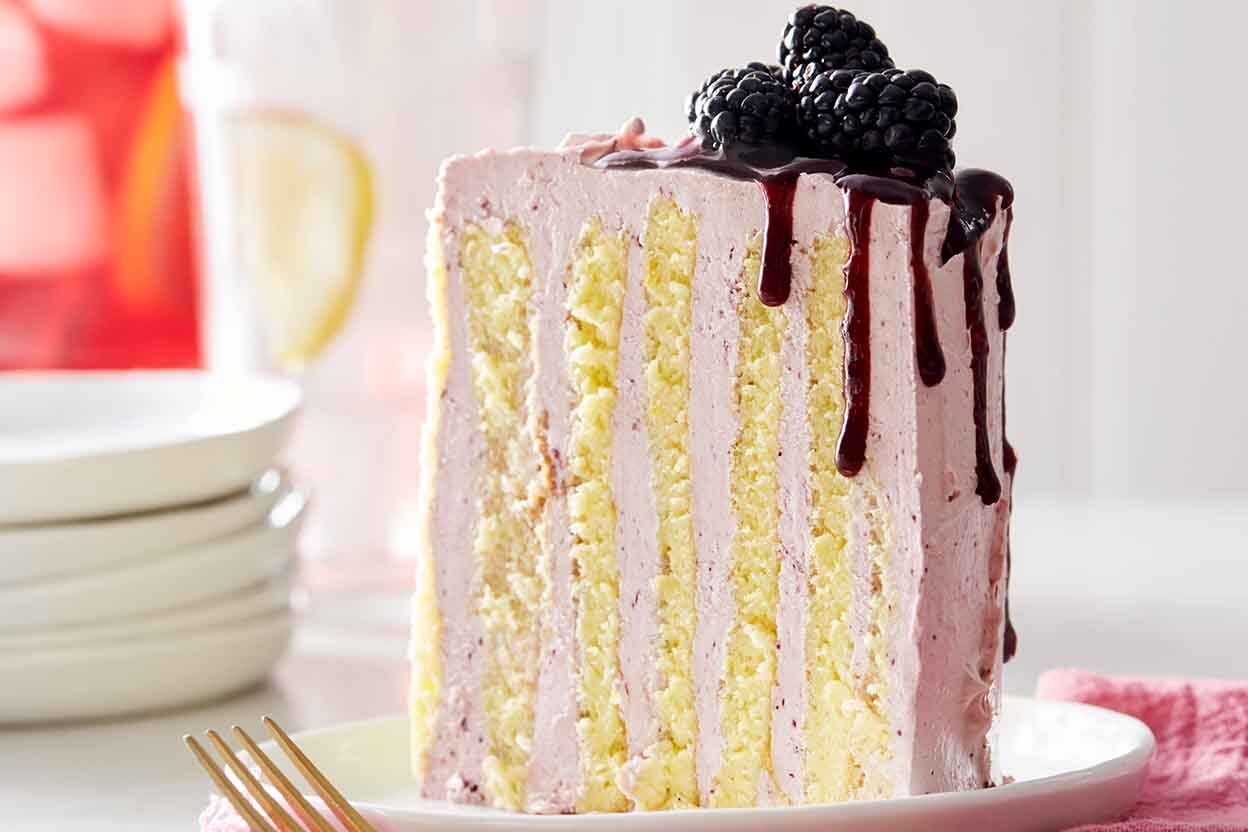 lemon-and-blueberry-vertical-cake-recipe