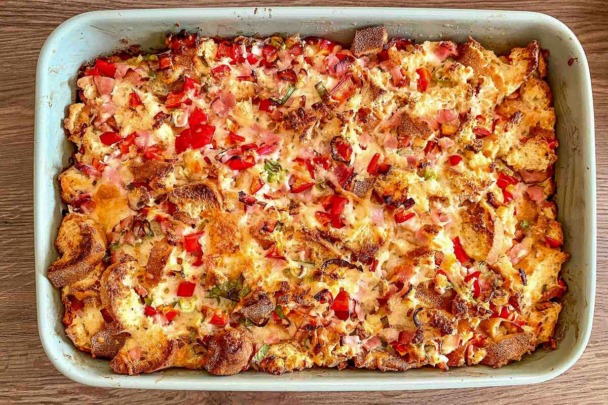 overnight-ham-cheese-strata-recipe