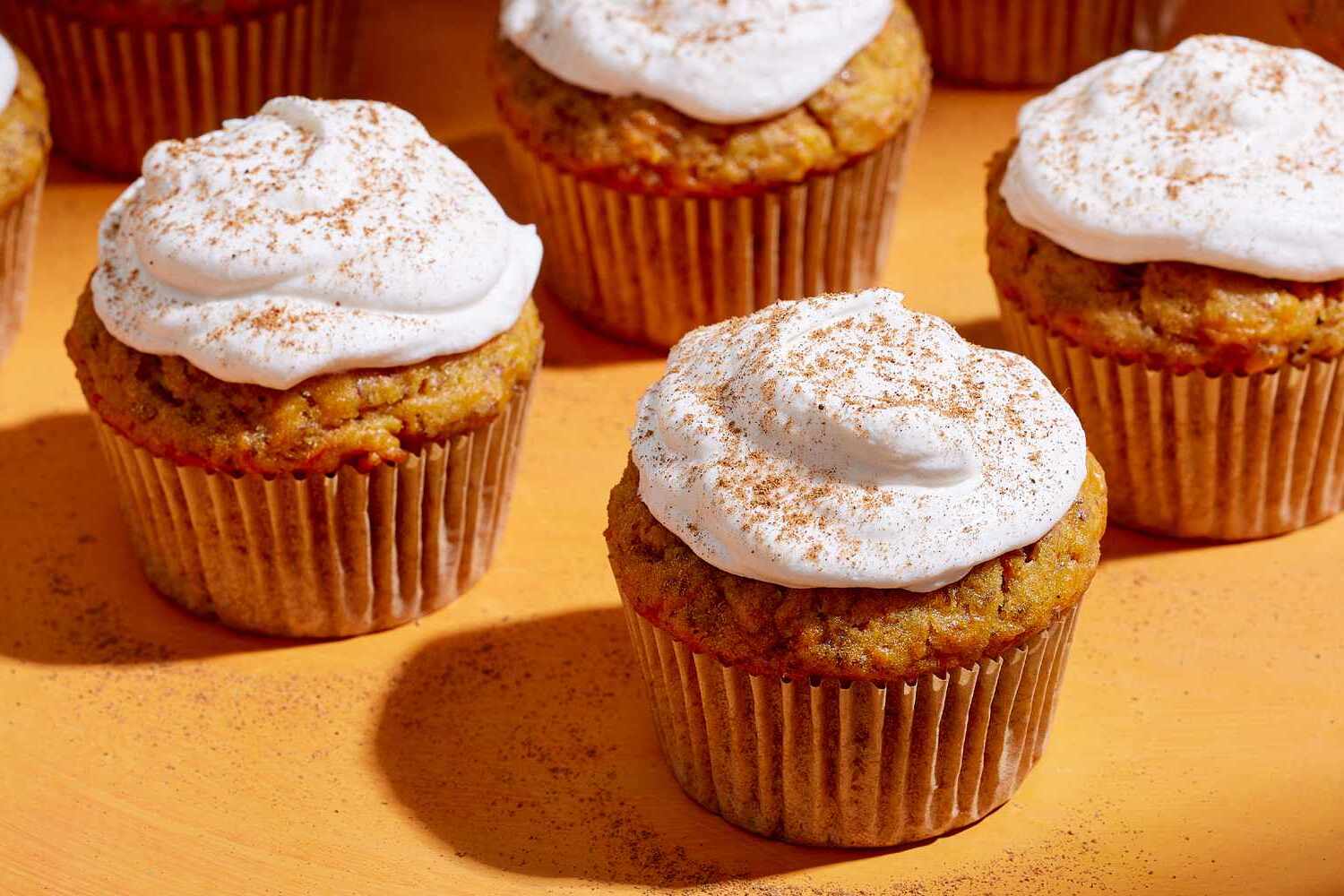 pumpkin-cupcakes-with-marshmallow-frosting-recipe