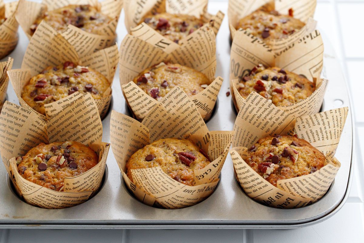 banana-chocolate-chip-muffin-recipe