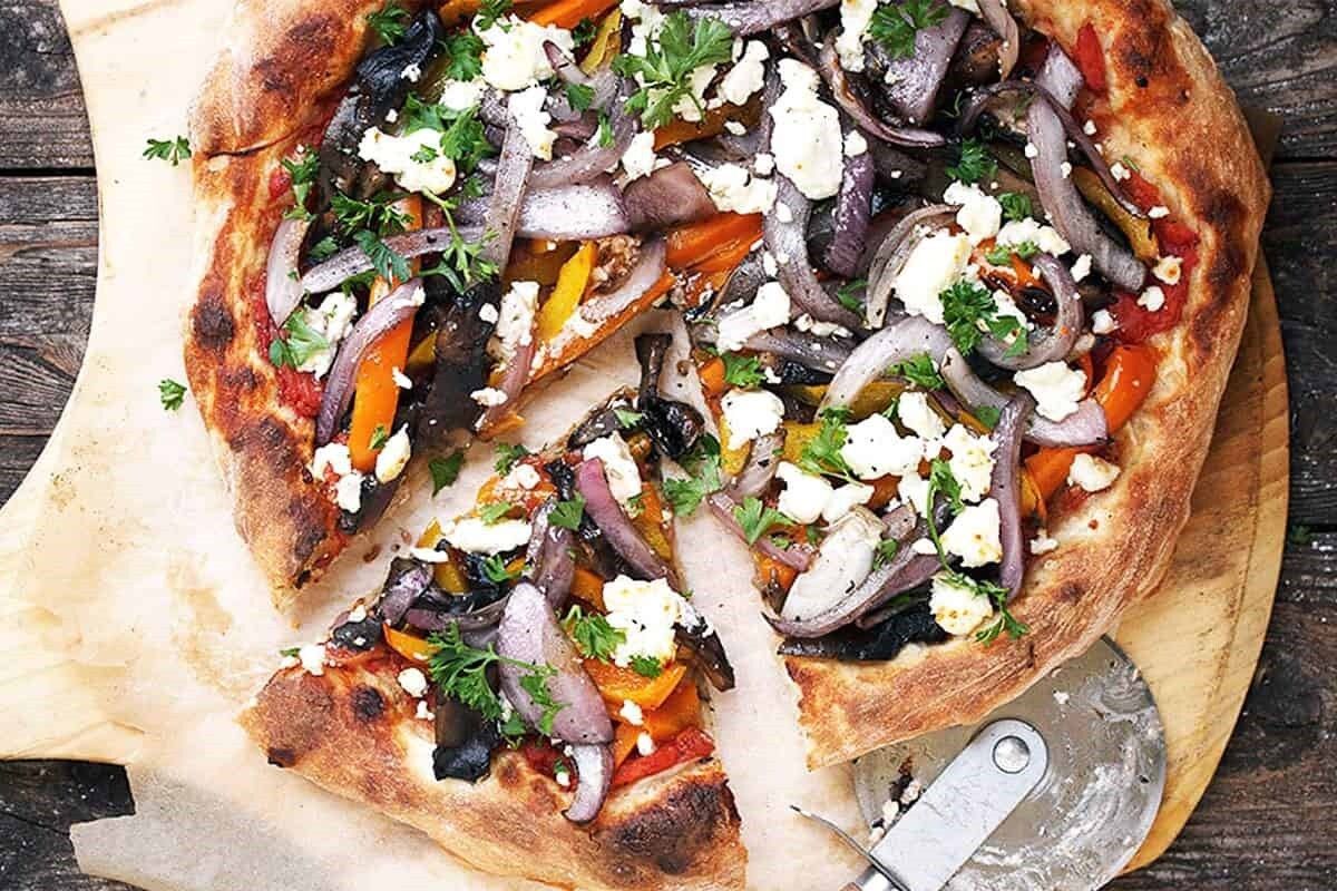 grilled-vegetable-and-goat-cheese-flatbread-recipe