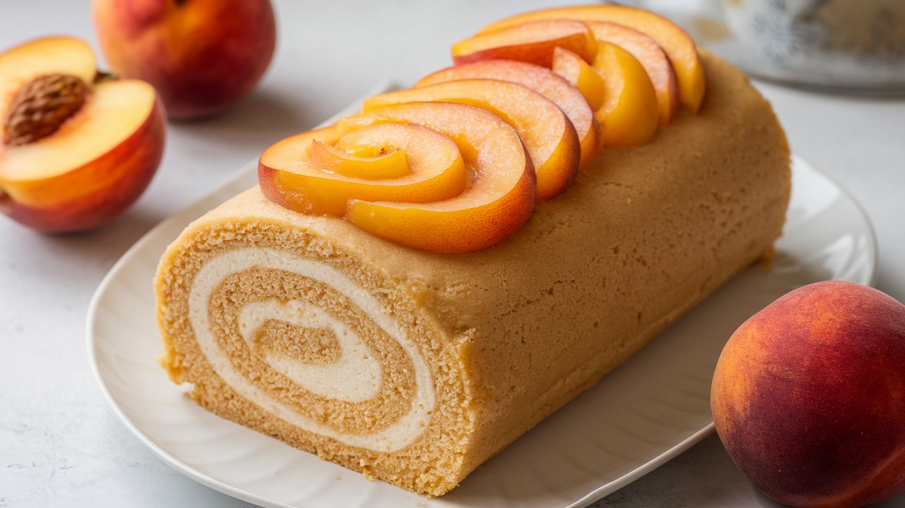 peach-cake-roll-recipe