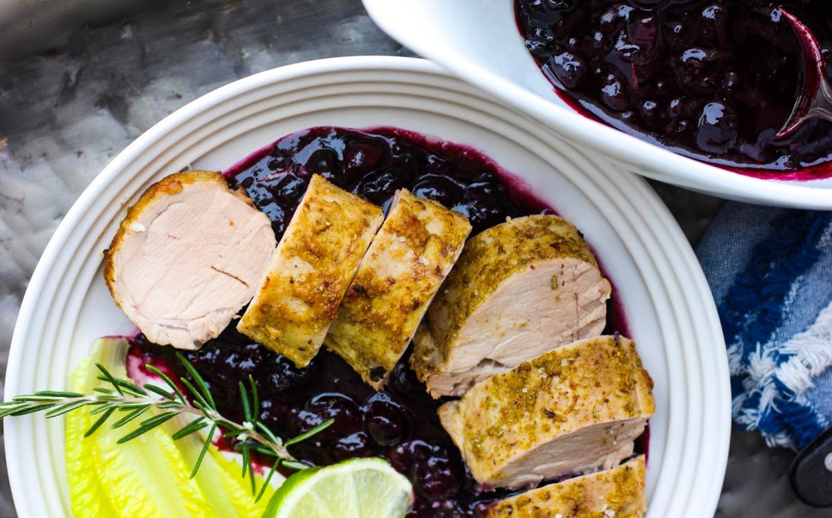 pork-tenderloin-with-blueberry-reduction-recipe