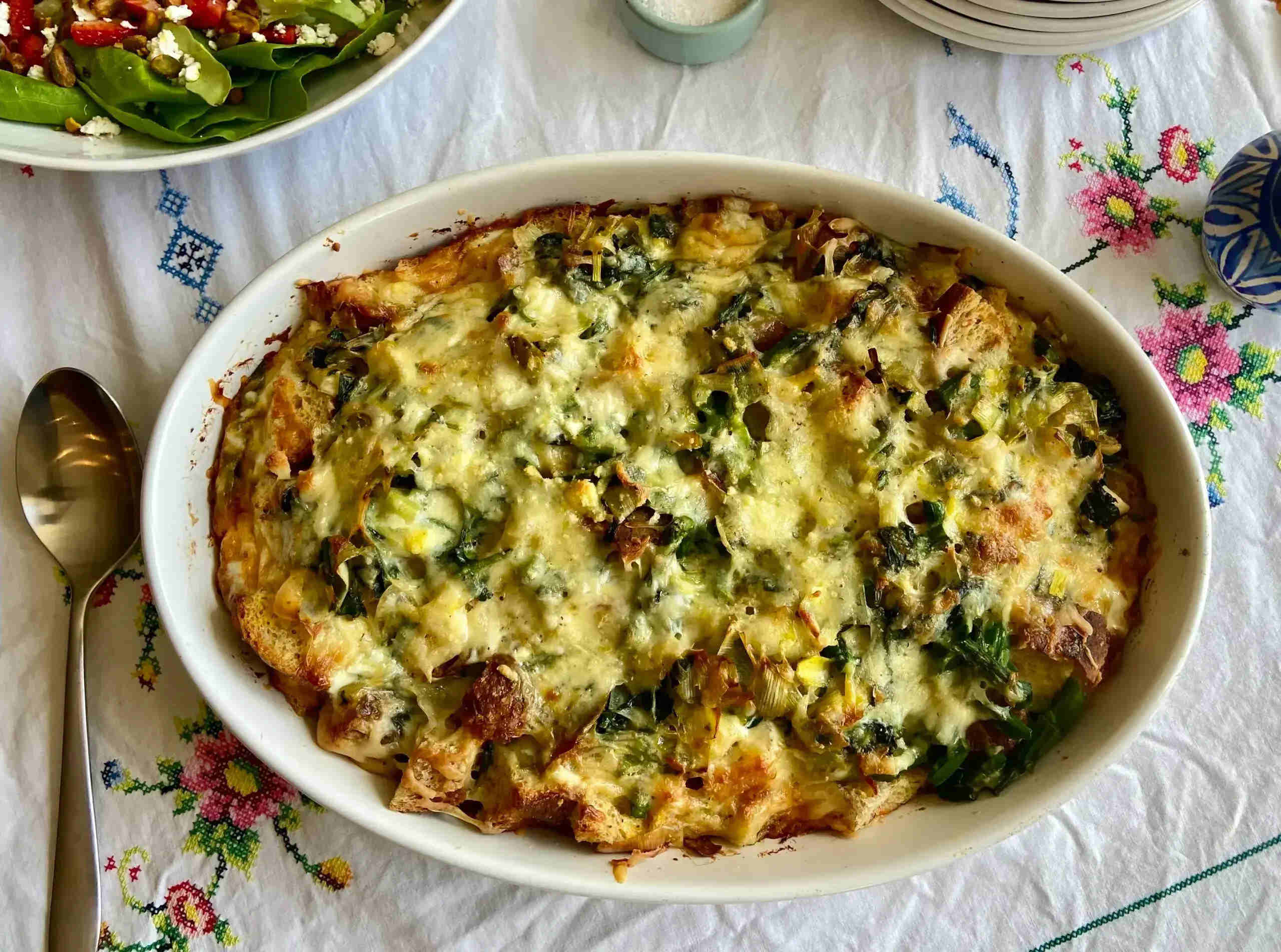 spinach-and-mushroom-strata-recipe