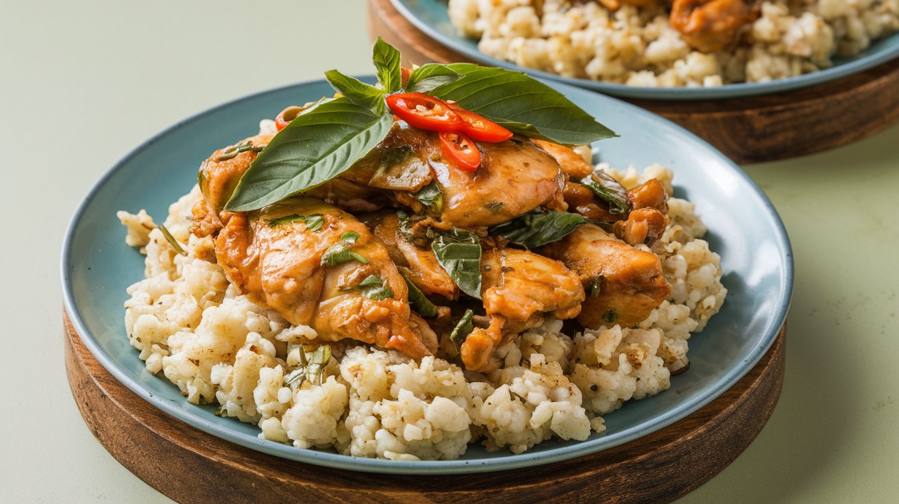 thai-basil-chicken-with-cauliflower-rice-recipe