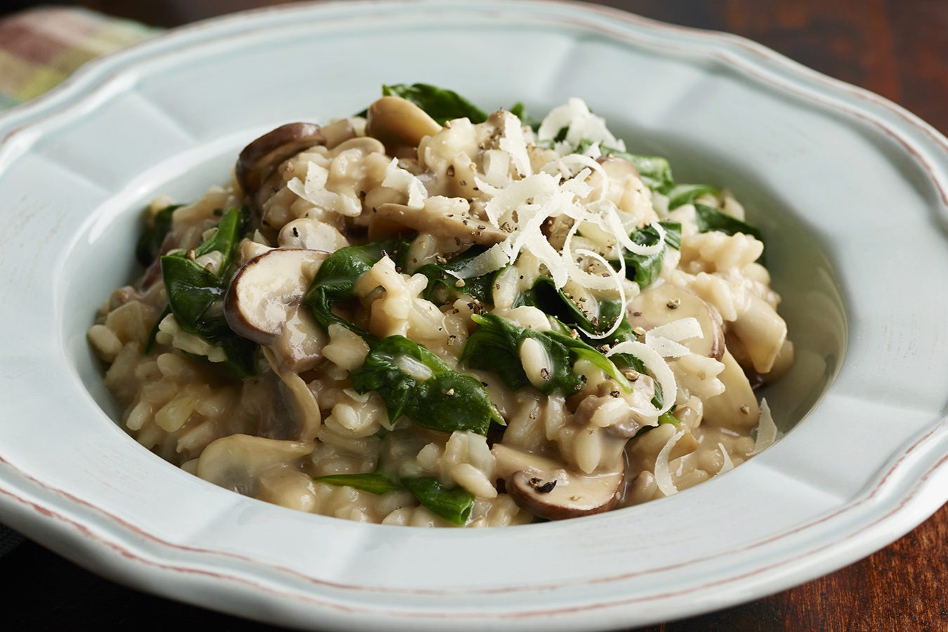 mushroom-spinach-risotto-recipe