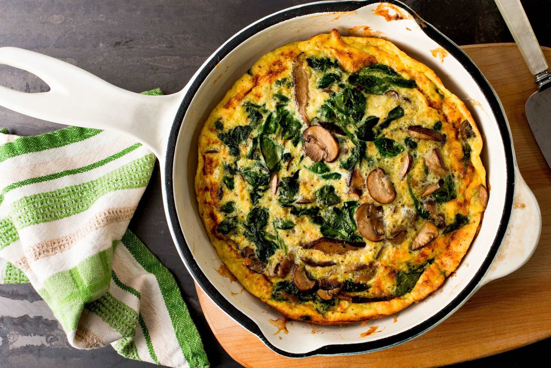 mushroom-swiss-cheese-frittata-recipe