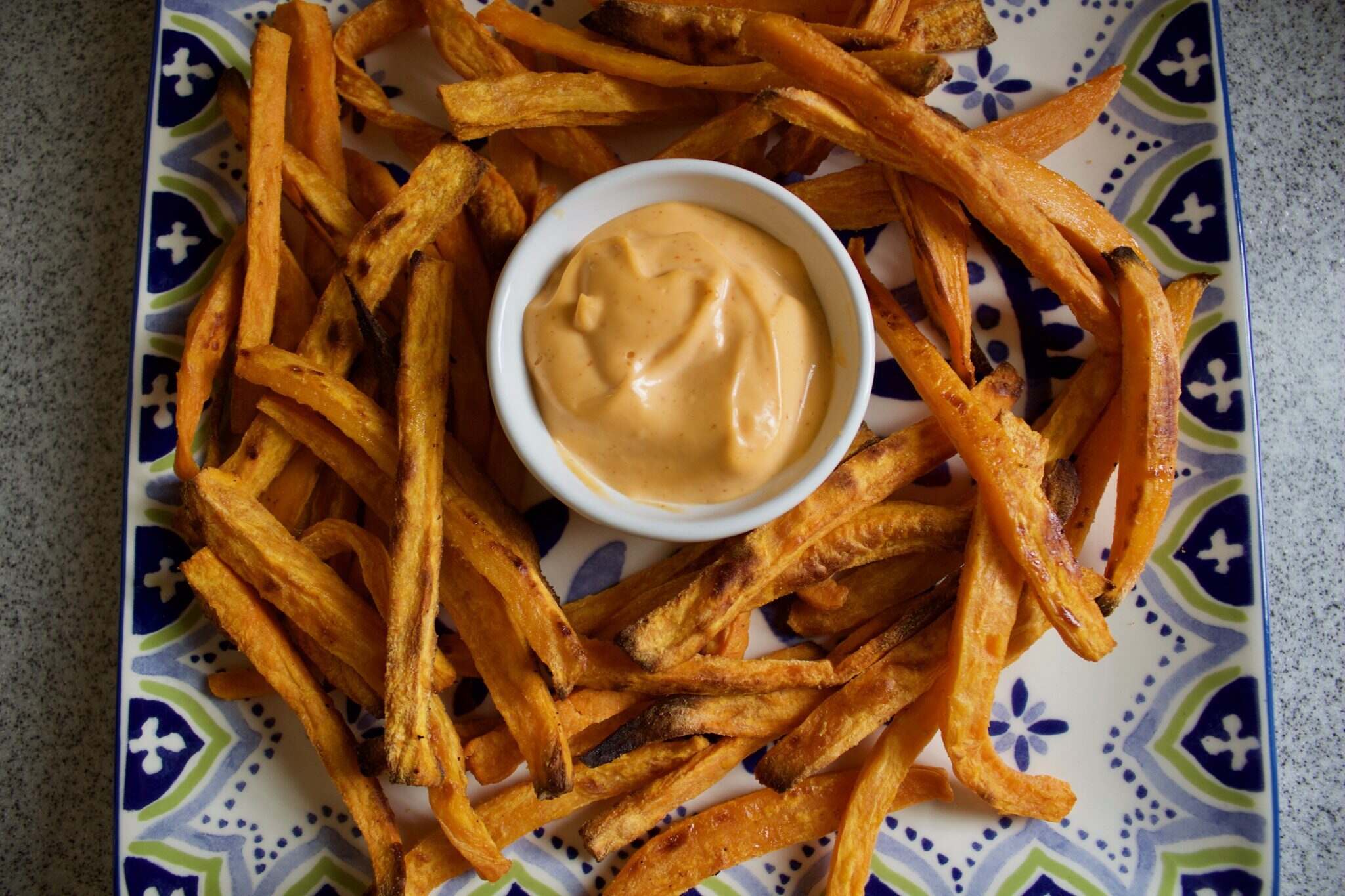 spam-fries-with-spicy-garlic-sriracha-dipping-sauce-recipe
